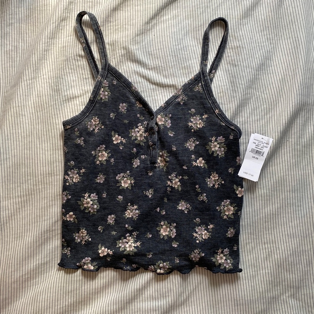 AMERICAN EAGLE floral tank top